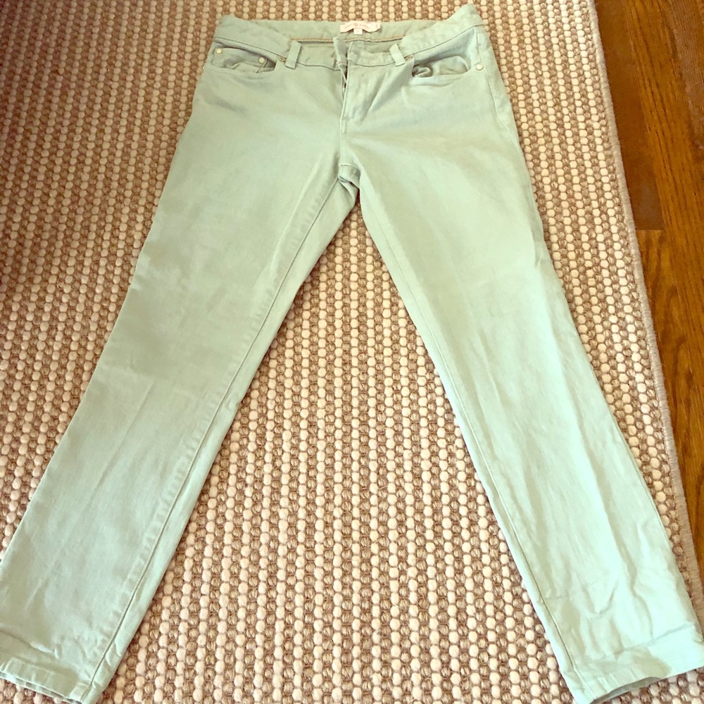 Tory Burch Jeans Mint Green 27